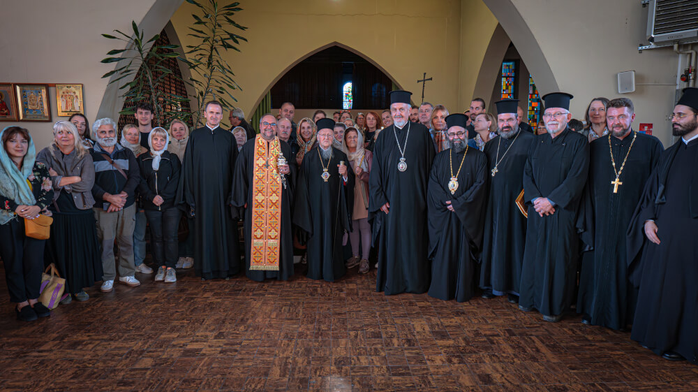 Visite du Patriarche Bartholomée à Lourdes