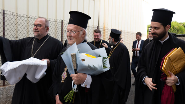 Visite du Patriarche Bartholomée à Lourdes
