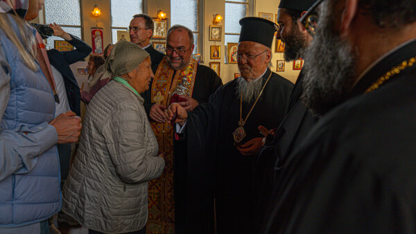 Visite du Patriarche Bartholomée à Lourdes