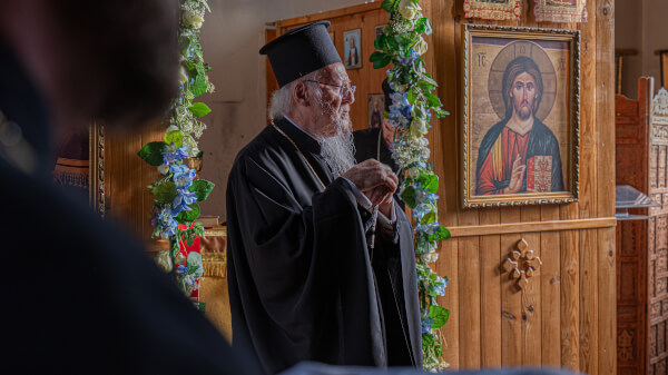 Visite du Patriarche Bartholomée à Lourdes