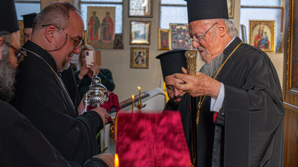 Visite du Patriarche Bartholomée à Lourdes