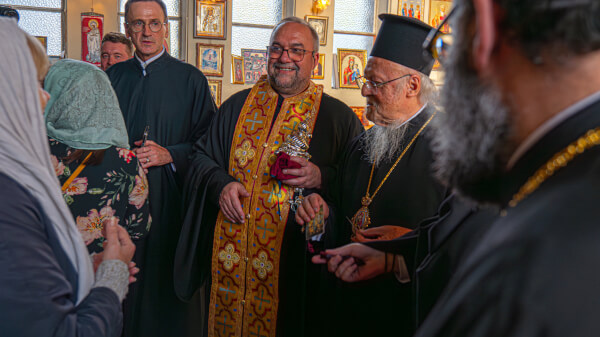 Visite du Patriarche Bartholomée à Lourdes