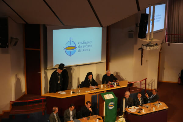 Visite du Patriarche Bartholomée à Lourdes