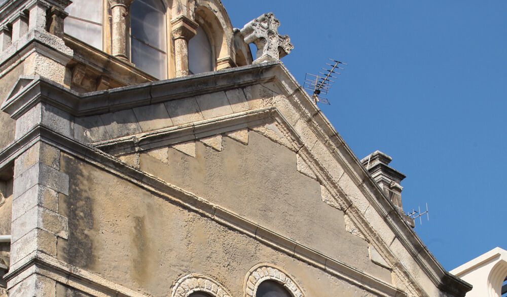 Etat de la structure de l'église orthodoxe de Biarritz